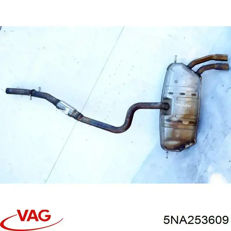 Silenciador central y trasero VAG 5NA253609 precio, desde 423,25 EUR