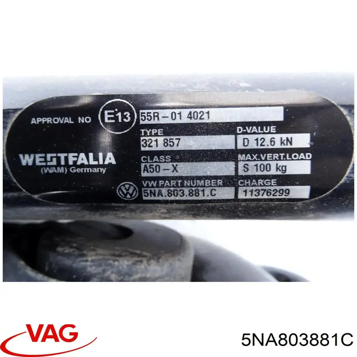 5NA803881E VAG Enganche de remolque