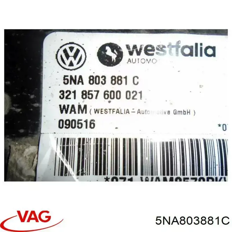 Enganche de remolque 5NA803881P VAG