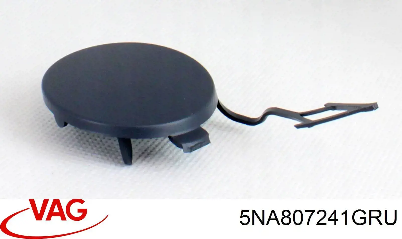 5NN807241 VAG Cobertura de parachoques, enganche de remolque, delantera 