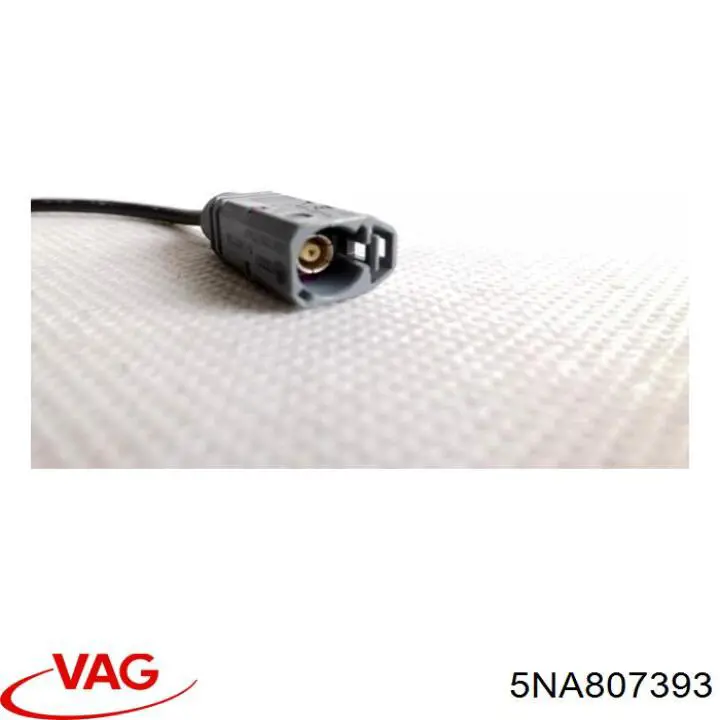 5NA807393 VAG Guía izquierda del parachoques trasero