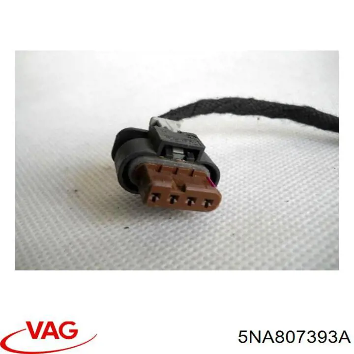 Soporte de paragolpes trasero izquierdo VAG 5NA807393A