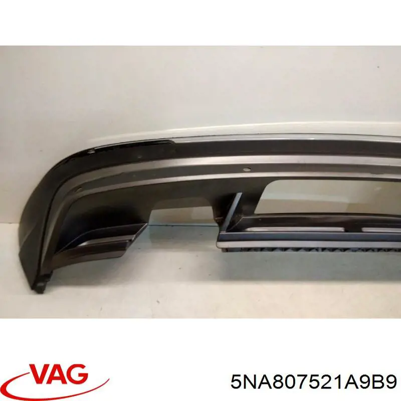 Parachoques trasero 5NA807521A9B9 VAG
