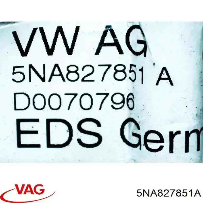 Muelle neumatico maletero VAG 5NA827851A