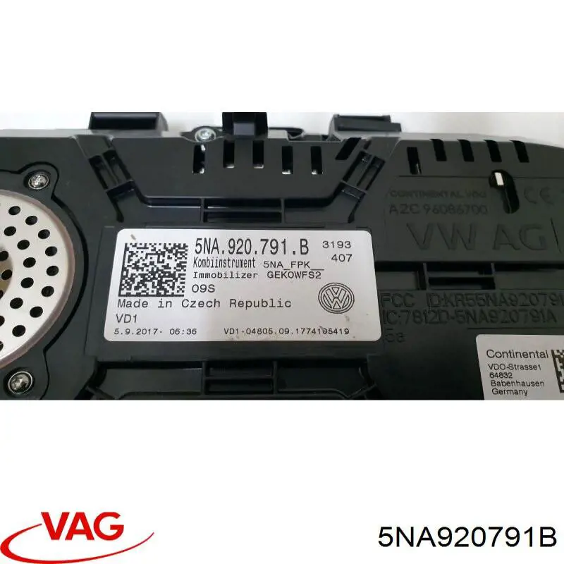 5NA920791B VAG Tablero de instrumentos
