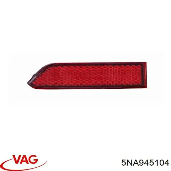 Deflector parachoques trasero derecho VAG 5NA945104 precio, desde 26,20 EUR
