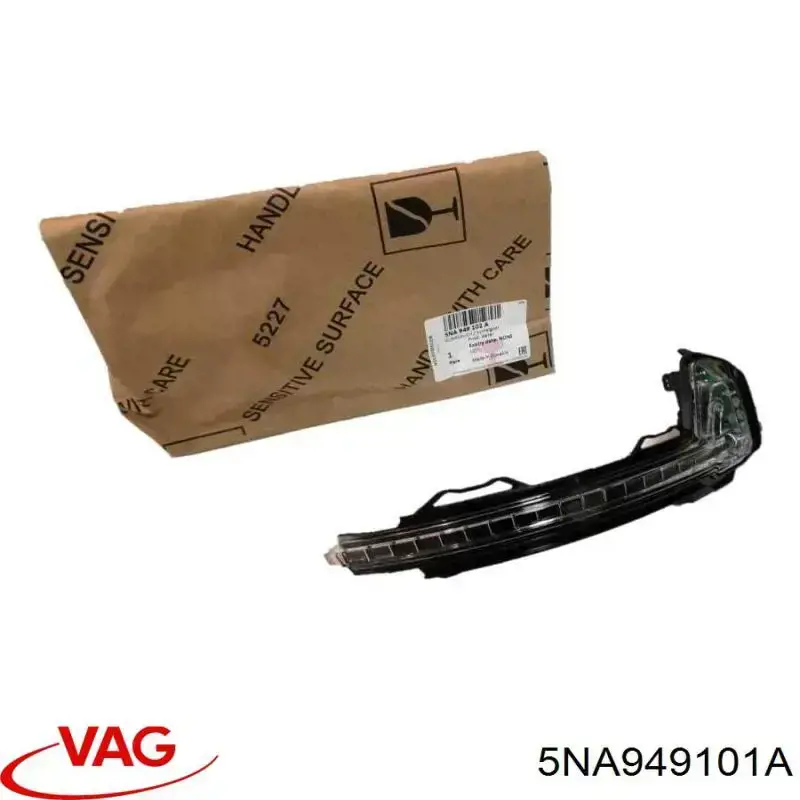 5NA949101A VAG Luz intermitente de espejo retrovisor izquierdo