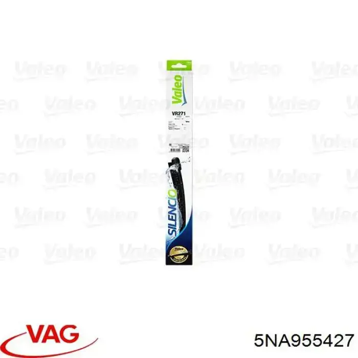 Limpiaparabrisas posterior VAG 5NA955427