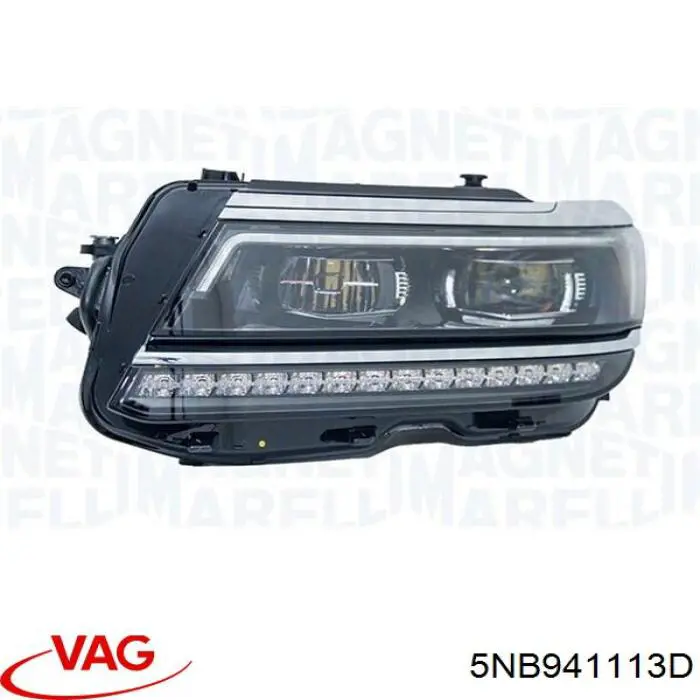 Faro derecho VAG 5NB941113D precio, desde 927,65 EUR