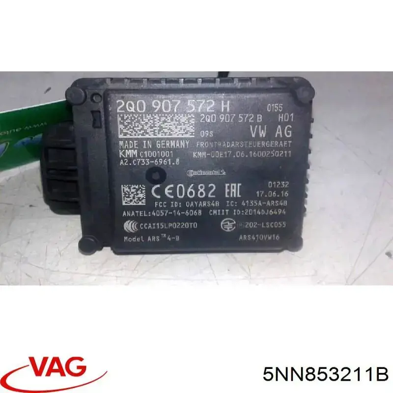 Rejilla inferior izquierda del parachoques delantero VAG 5NN853211B precio, desde 28,78 EUR