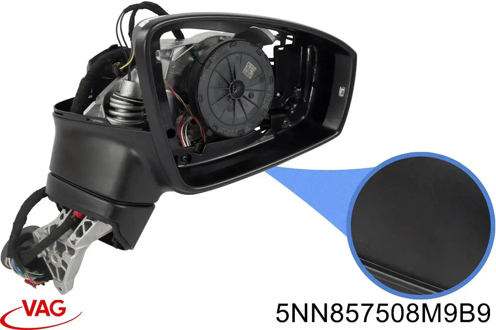 Espejo retrovisor derecho VAG 5NN857508M9B9 precio, desde 354,45 EUR