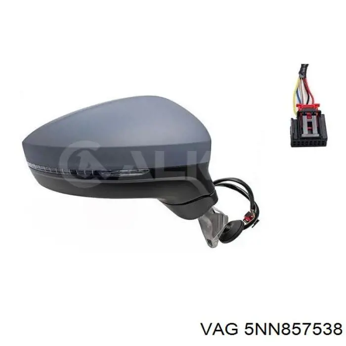 Comprar 5NN857538 VAG Cubierta De Espejo Retrovisor Izquierdo