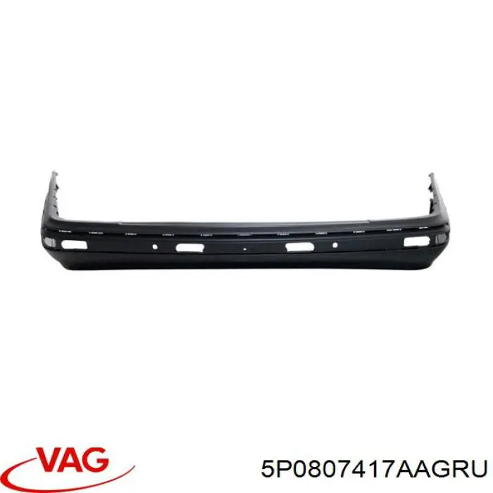 Parachoques trasero 5P0807417AAGRU VAG