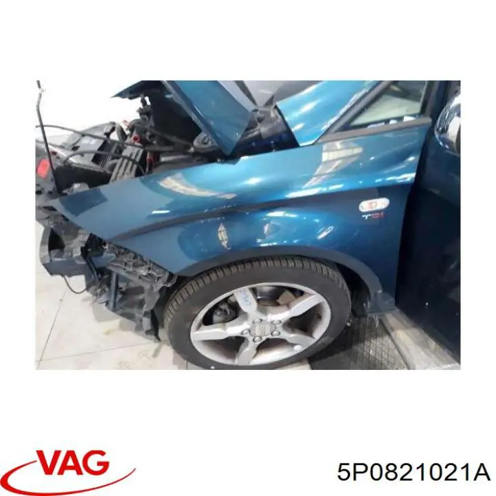 Aleta delantera izquierda VAG 5P0821165B precio, desde 103,09 EUR