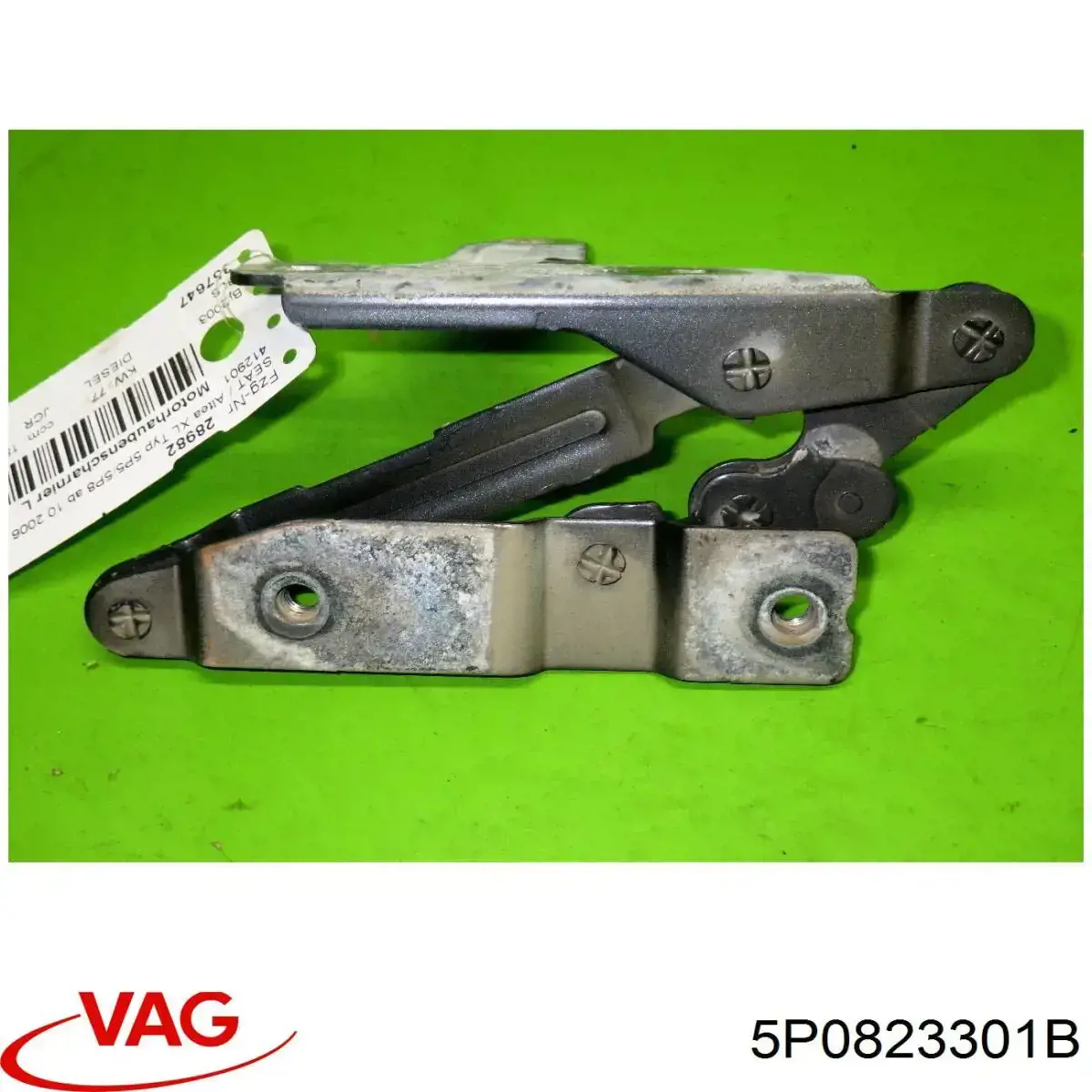 Bisagra izquierda del capó VAG 5P0823301B precio, desde 42,11 EUR