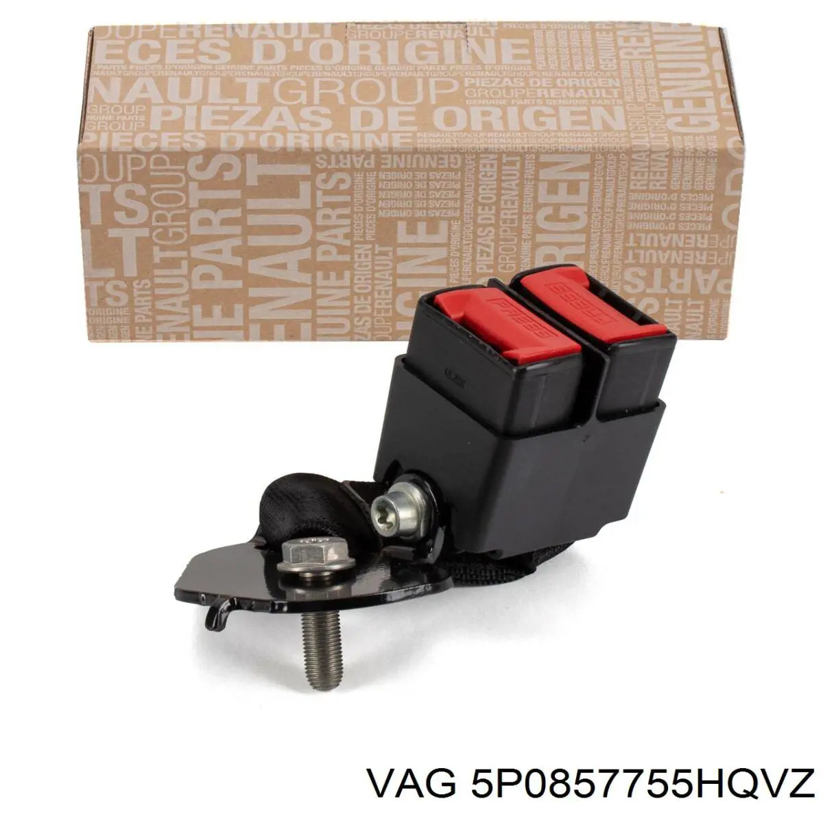 Cinturón de seguridad delantero izquierdo VAG 5P0857755BQVZ