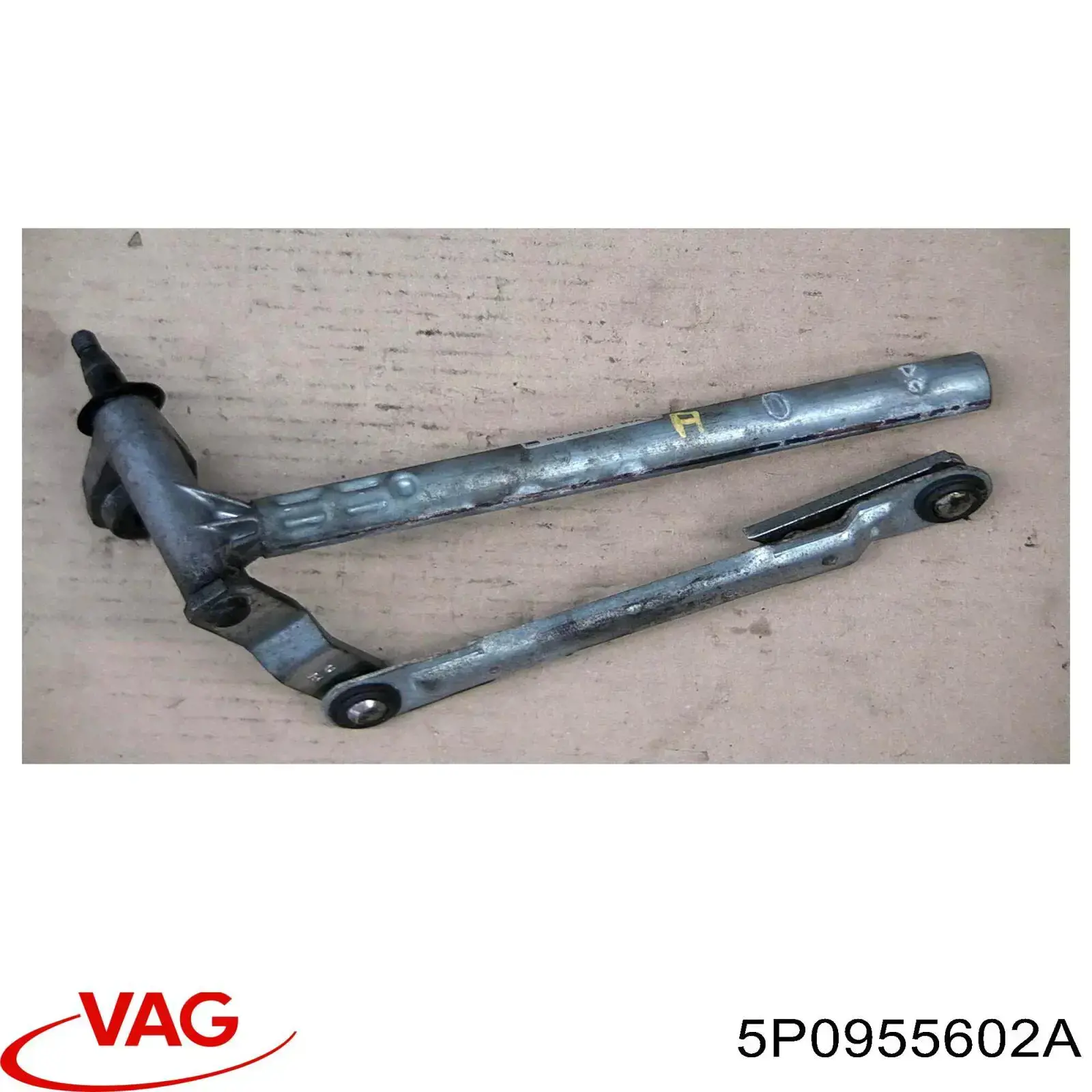 Comprar 5P0955602A VAG Trapezoide del limpiaparabrisas derecho