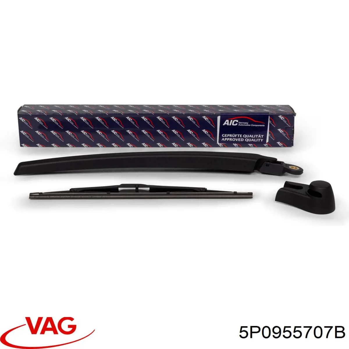 Comprar 5P0955707B VAG Brazo del limpiaparabrisas, trasero