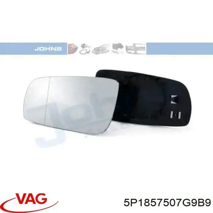 5P1857507G9B9 VAG espejo retrovisor izquierdo