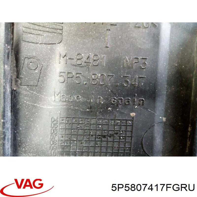 Paragolpes VAG 5P5807417F precio, desde 191,66 EUR