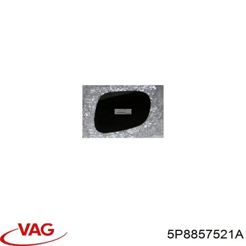 5P8857521A VAG cristal de espejo retrovisor exterior izquierdo