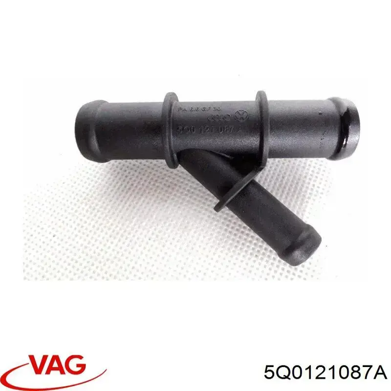 Brida del sistema de refrigeración (triple unión) VAG 5Q0121087A precio, desde 3,45 EUR
