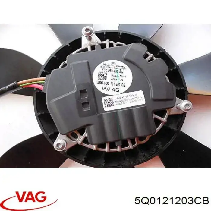 Ventilador de refrigeración VAG 5Q0959455J
