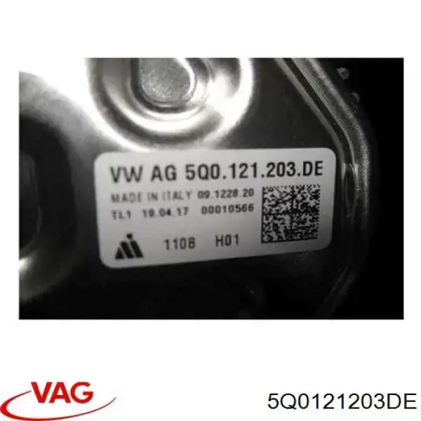 5Q0121203DE VAG Ventilador de refrigeración del motor