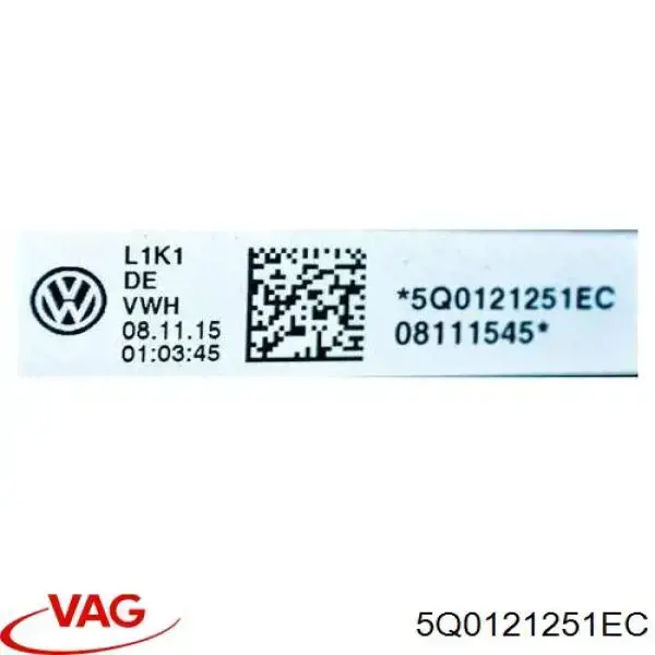 5Q0121251EC VAG Refrigeración del motor