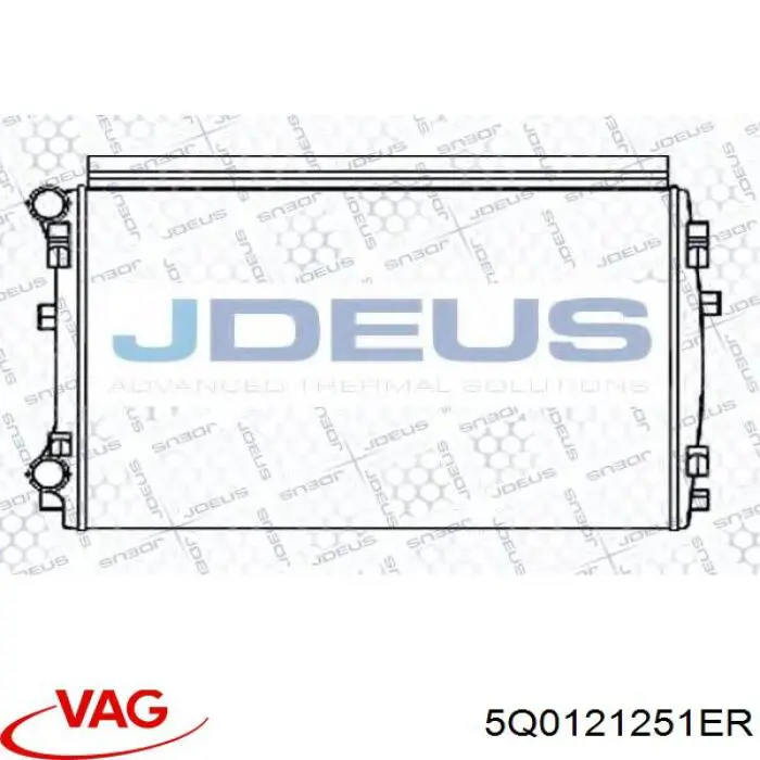 Água radiador VAG 5Q0121251ER precio, desde 95,01 EUR