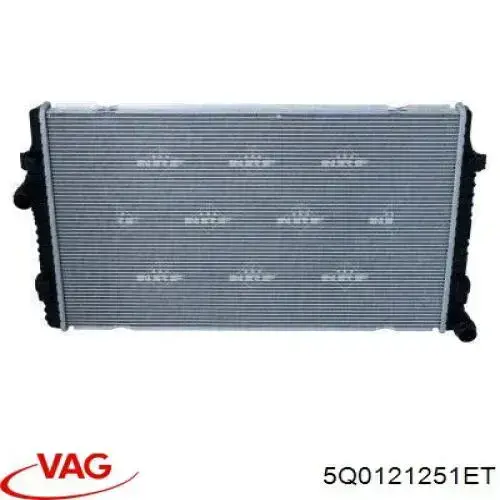 5Q0121251ET VAG radiador