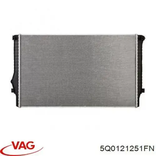 5Q0121251FN VAG radiador