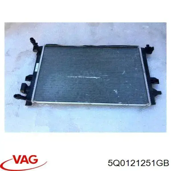 5Q0121251GB VAG radiador, refrigeración del motor adicional