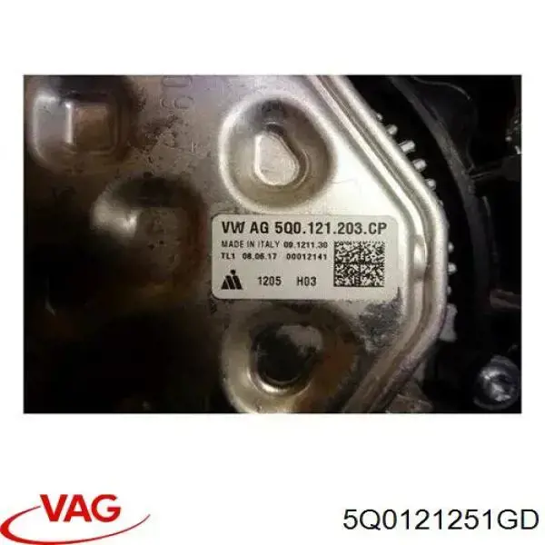 Radiador 5Q0121251GD VAG