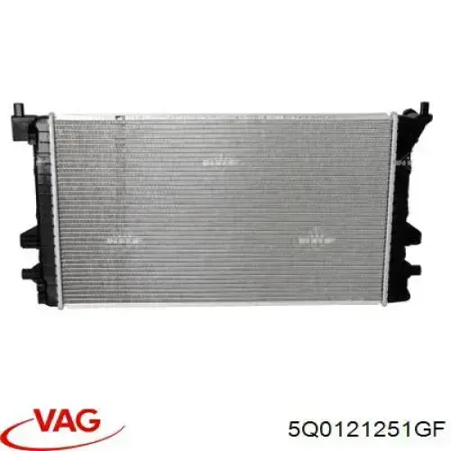 Radiador adicional de refrigeración del motor VAG 5Q0121251GF precio, desde 92,37 EUR