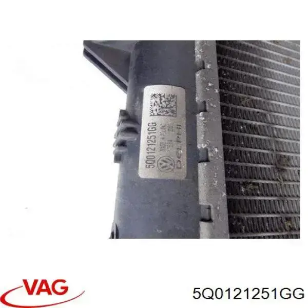 Comprar 5Q0121251GG VAG Radiador de auto