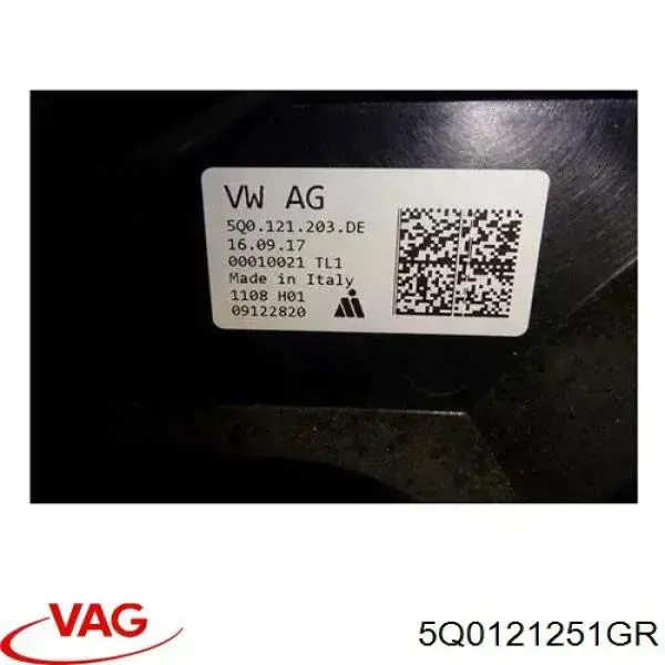 5Q0121251GR VAG Refrigeración del motor