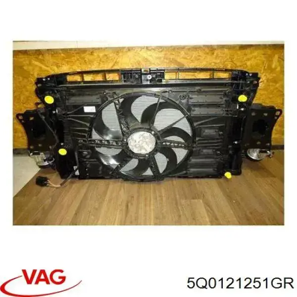 Radiador 5Q0121251GR VAG