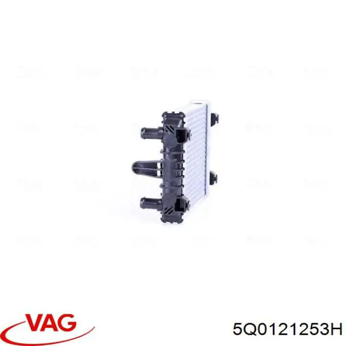Radiador adicional de refrigeración del motor VAG 5Q0121253H
