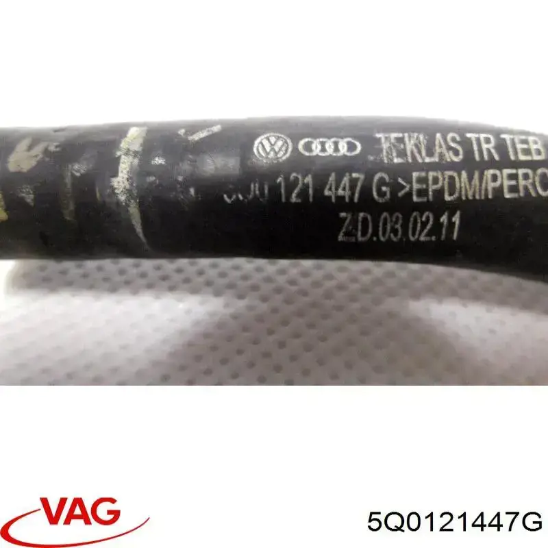5Q0121447G VAG Manguera de refrigeración