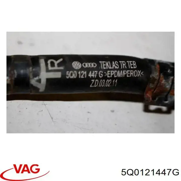 Manguera radiador 5Q0121447G VAG