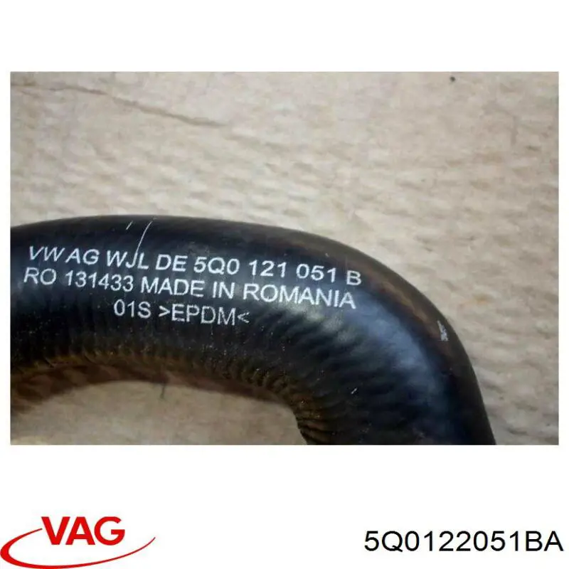 Comprar 5Q0122051BA VAG Manguera inferior del radiador