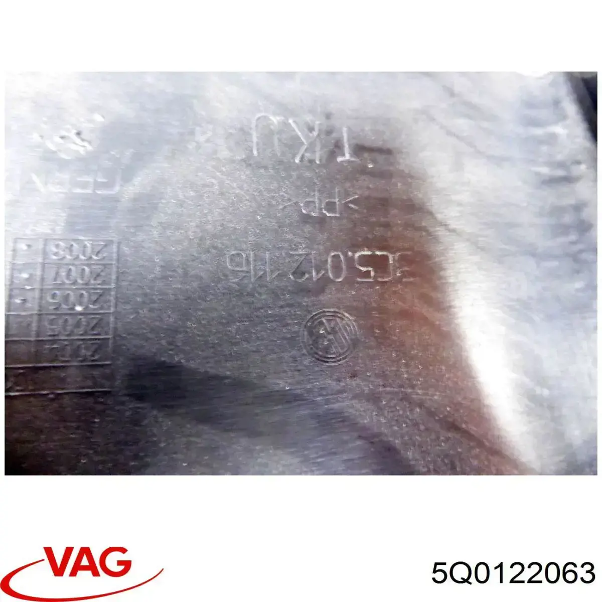 Comprar 5Q0122063 VAG Manguera de refrigeración del bombeo auxiliar a la bomba de agua