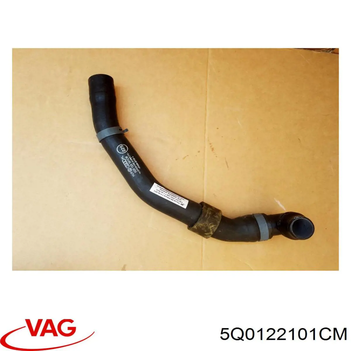 Manguera superior del radiador 5Q0122101CM VAG