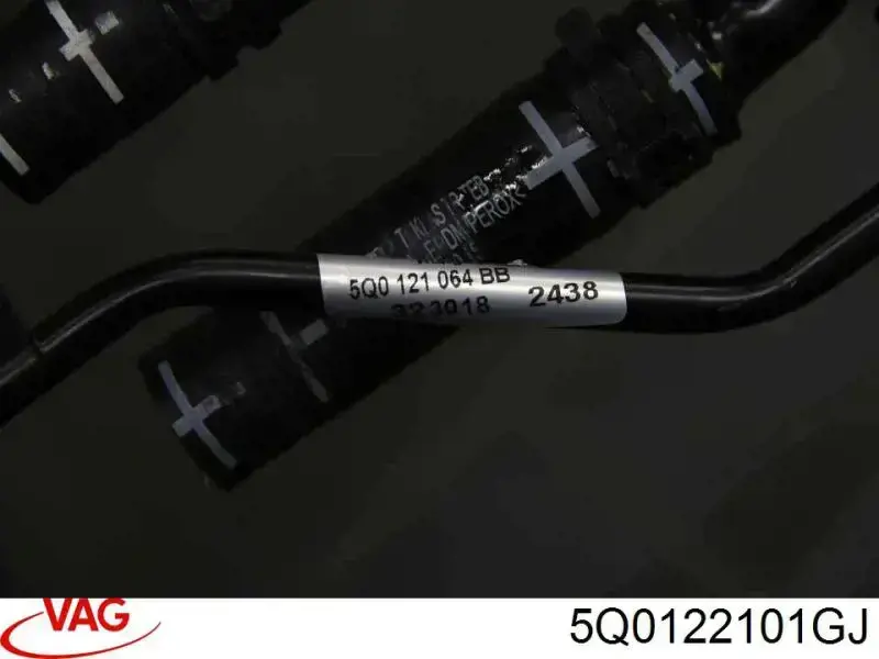 Manguera de radiador arriba VAG 5Q0122101GJ