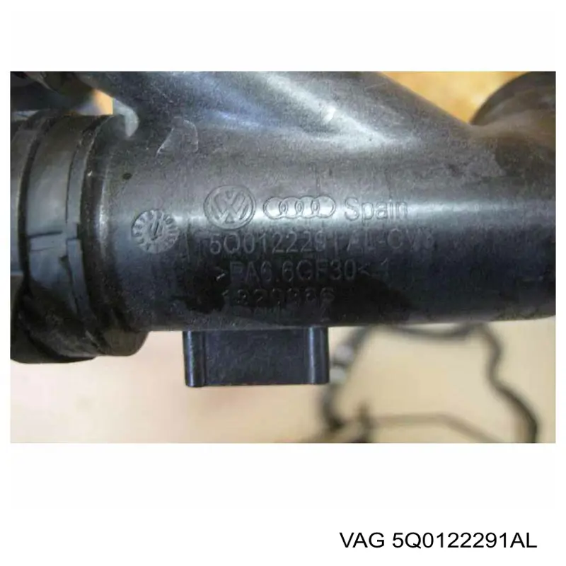 Racor superior del termostato (acoplamiento rápido) VAG 5Q0122291AL
