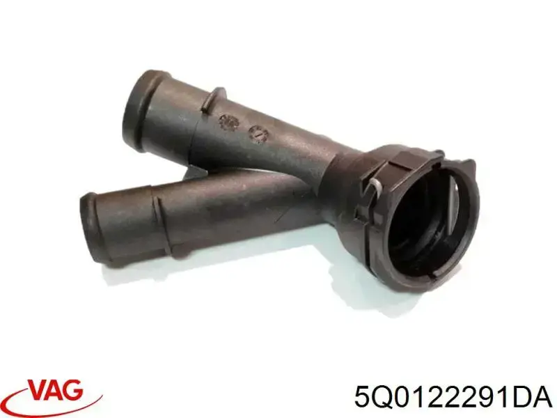 5Q0122291DA VAG Racor superior del termostato (acoplamiento rápido)