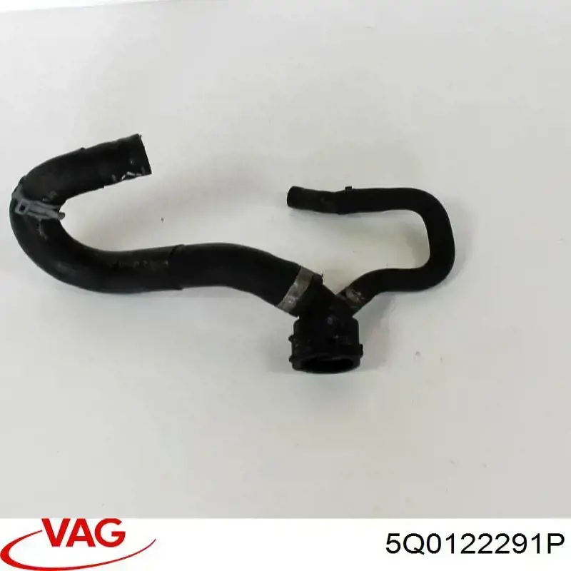 5Q0122291P VAG brida del sistema de refrigeración (triple)