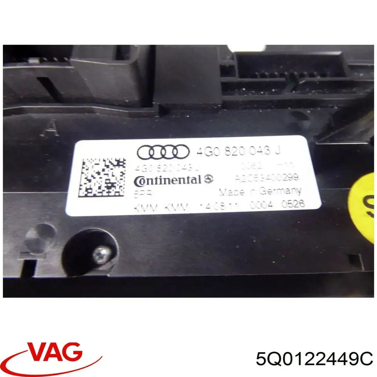 Manguera superior del depósito de expansión VAG 5Q0122449C