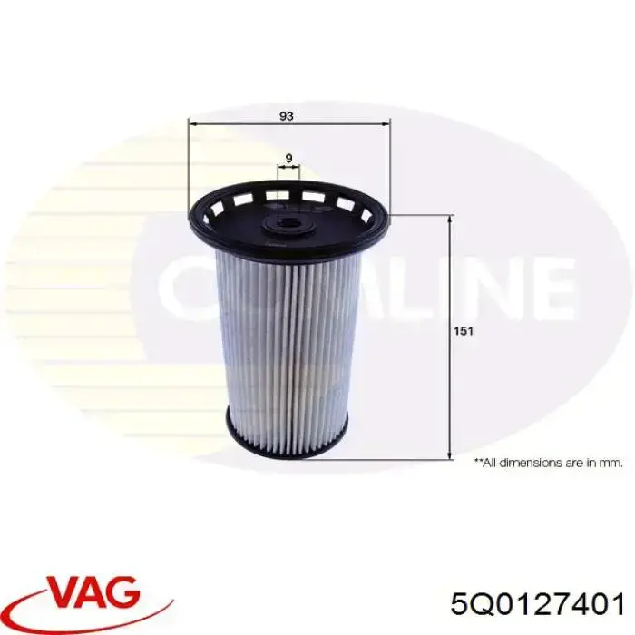 Filtro combustible VAG 5Q0127401 precio, desde 15,83 EUR
